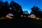 Customized Geodesic Dwell PVC Tarpaulin Glamping Dome Tent