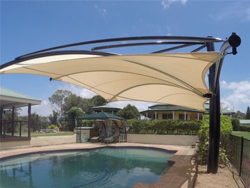 Tấm che nắng xây dựng Cấu trúc tán tán Kỹ thuật kéo căng cho bể bơi ngoài trời